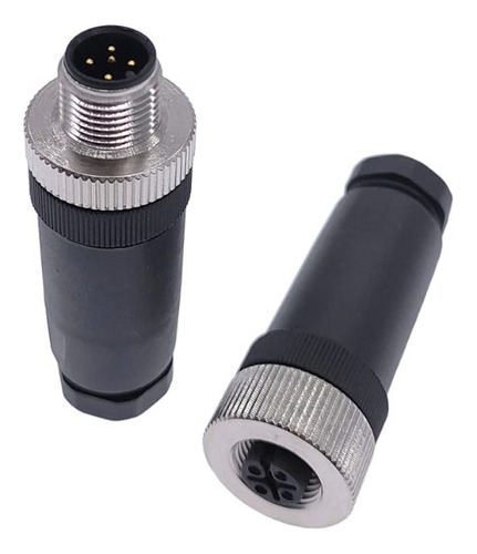 Conector Impermeable M12 Pg47 3 Pines Hembra Y Macho A Cable