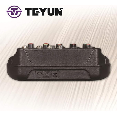 Mezcladpra De Sonido De 4 Canales Tenyun A4 Qc4