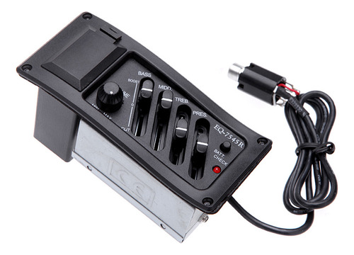 Pickup Preamp Pickup Equalizer Eq-7545r Preamp Piezo De 4 Ba