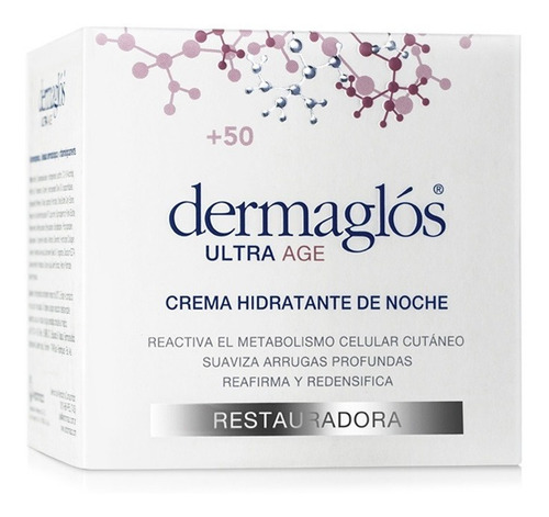 Dermaglós Ultra Age +50 Años Crema Hidratante Noche Antiedad