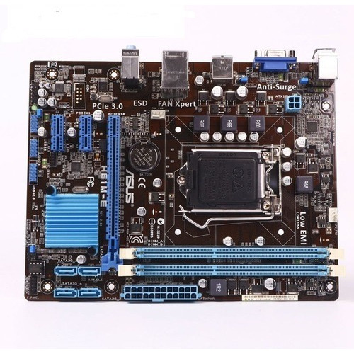 Placa Mãe Asus 1155 H61 Ddr3 Intel 2ª E 3ª Geração Cor Preta