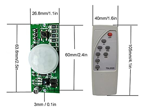 Placa De Circuito Solar Con Control Remoto Y Sensor