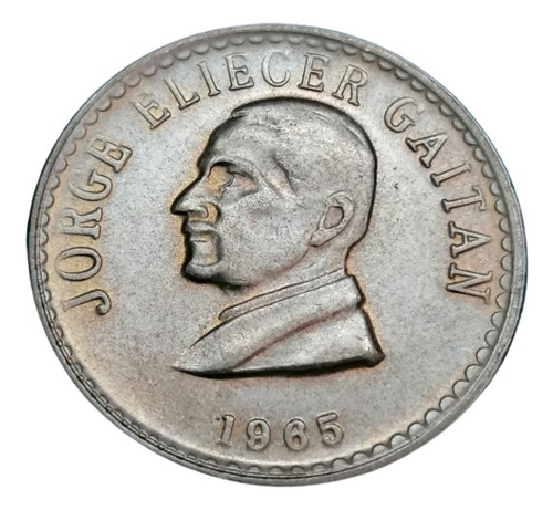 Colombia Moneda 50 Centavos 1965 Jorge Eliecer Gaitan