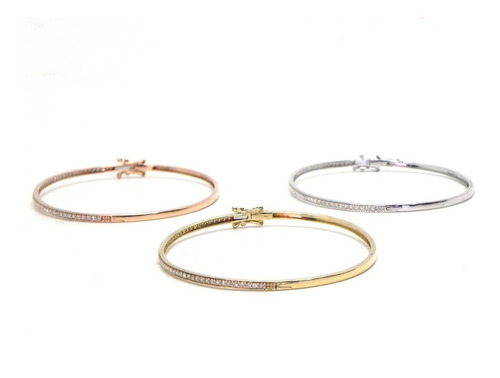Pulseira Disponível Em 3 Cores De Ouro 18k Com Brilhantes!!!