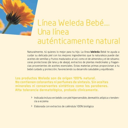 Imagen 4 de 10 de Crema Pañal De Caléndula Weleda Apto Celiaco Local Maminia