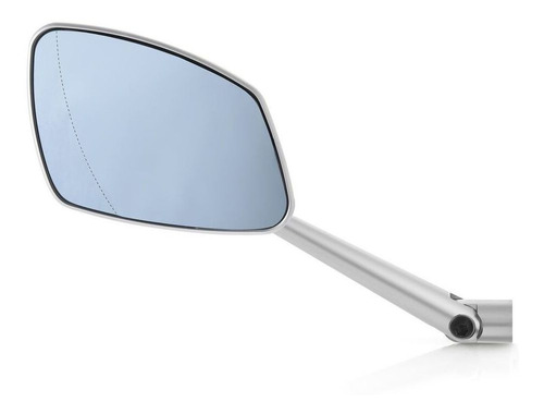 Espelho Retrovisor Esquerdo Rizoma Prata 96880541ab