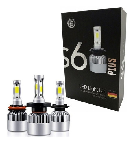 Kit Led Cree S6 Plus H4 H7 H1 H11 36w 22mil Lumens Auto Moto