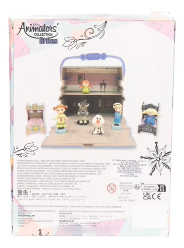 Disney Animators Set De Juego Miniatura De Castillo Frozen.