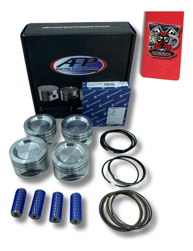 Pistão Forjado Ap 1.9 83mm Marca Afp 800cv + Pinos + Anel Ks