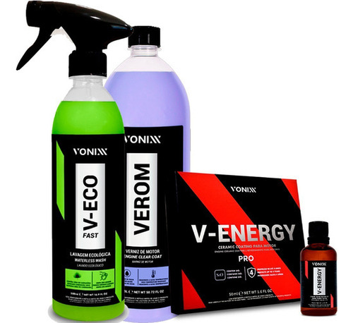 Limpeza E Vitrificação Motor V-eco Verom V-energy Vonixx Cor Todas as cores