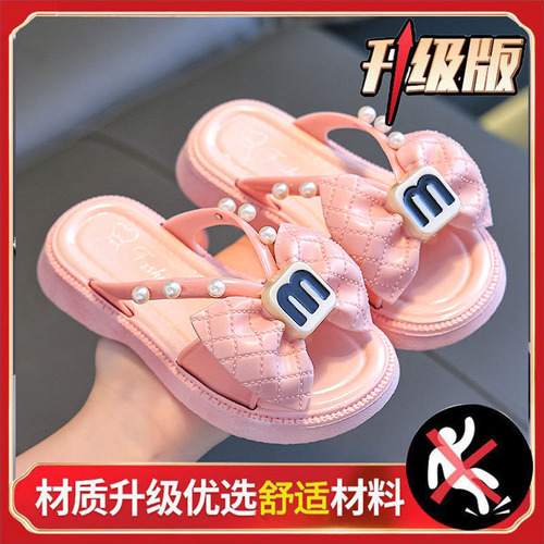Zapatillas Con Lazo De Princesa De Verano De Estilo Coreano