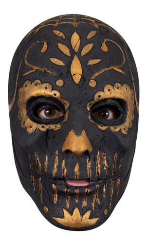Máscara De Látex Ghoulish Productions Golden Carving Catrina Color Multicolor