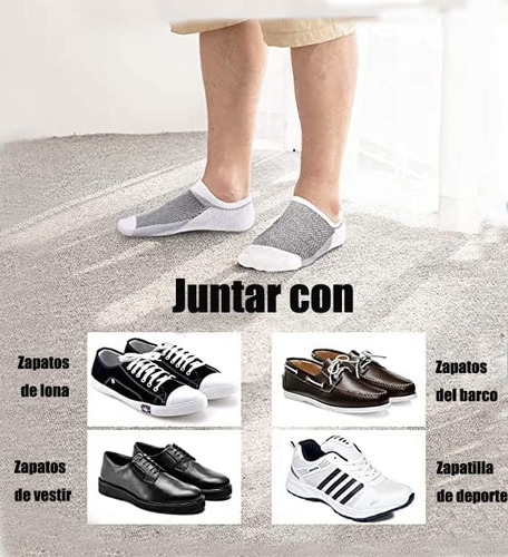 Calcetines Hombre, 8 Pares De No Show Deportivas Casual