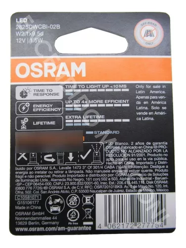 BOMBILLAS LED OSRAM 12V W5W