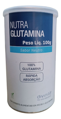 Glutamina Nutra 100g Divinite Sabor Neutro