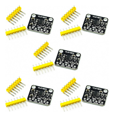 Pack De 5 Sensores De Distancia Vl6180 Para Arduino