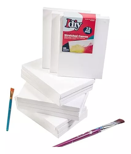 Idiy Tabla De Lienzo De 4.7 X 6.7 In Color Blanco