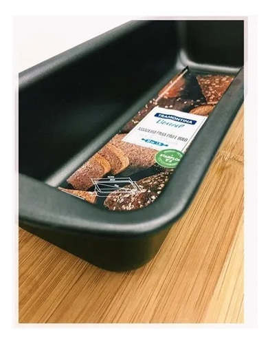 Forma para Pão e Bolo Tramontina Brasil em Alumínio com Revestimento Antiaderente Starflon Max Grafite 26 cm 1,4 L