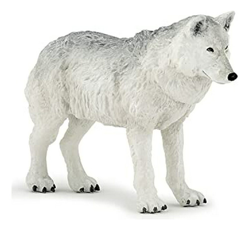 Figura Coleccionable: Lobo Polar Papo.