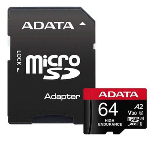 Memoria Microsdxc Ausdx64gui3v30sha2-ra1 Negra Adata 64gb