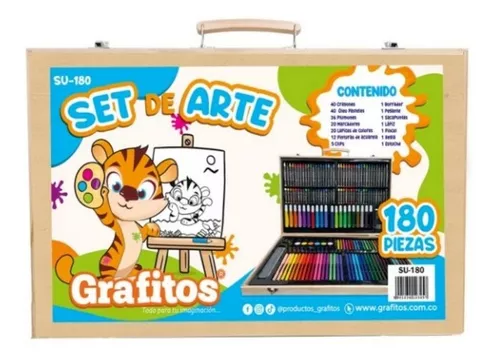 SET DE ARTE 180 PIEZAS