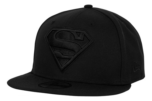 Gorra Basica New Era Superman Logo Negro, Unisex De Adultos