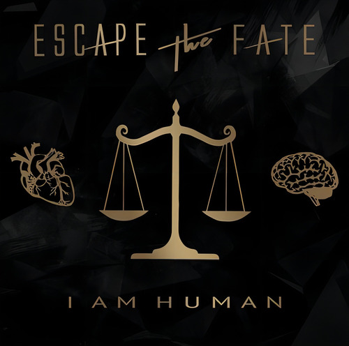 Nuevo álbum estándar importado de Escape The Fate I Am Human Lp