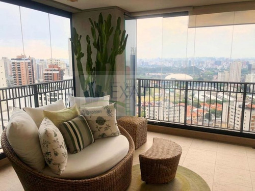 Imagem 5 de 15 de Paraiso Alto Padrao 310m² 4 Dormitorios 3 Suites 5 Vagas Terraço Goumert Vista Total Ibirapuera - Em43615