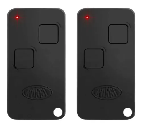 Kit 2 Controle Remoto Motor Rossi Ntx 433 Mhz Dz Atto Nano