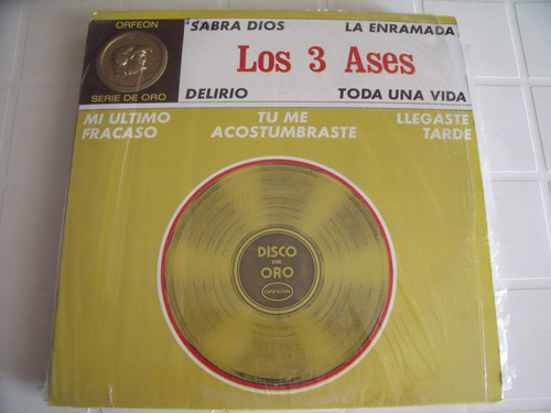 Lp Los 3 Ases Disco De Oro