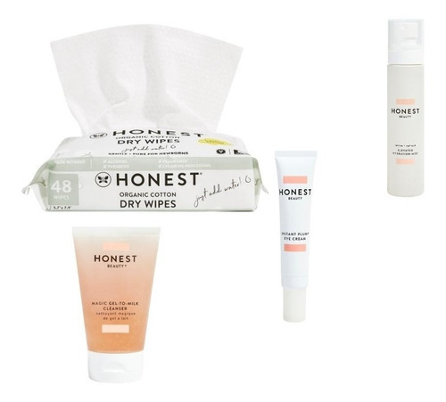 Set Skin Care Honest Rutina De Limpieza 4 Piezas