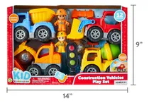Comprar Set De Vehiculos De Contruccion Pequeños Kid Connection