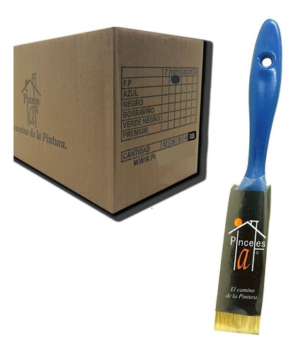 Imagen 2 de 9 de Pincel N 7 Linea Profesional - Alto Poder Cubritivo. X60u.