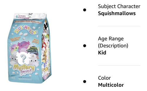Squishmallows Edición Limitada De 8 Pulgadas Axolotl Mystery