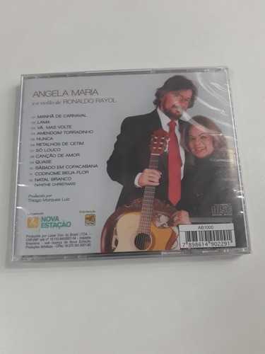 Cd Angela Maria E Ronaldo Rayol - Á Vontade Em Voz E Violão