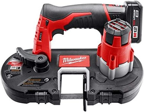 Milwaukee 2429-21xc M12 Sierra D Banda Subcompacto Sin Cable Color Rojo/Negro