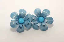 Comprar Par De Agarraderas De Cortinas Flor Metalica