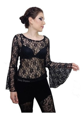 Remera Blusa Goth Rock Gotico Te04