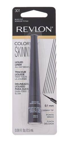Revlon Colorstay Skinny Liquid Eyeliner, Black Out