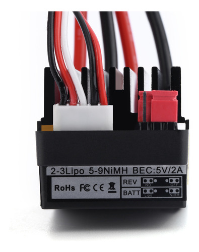 Controlador Esc De Motor Cepillado 7.4-11.1v 320a Para Rc Tr