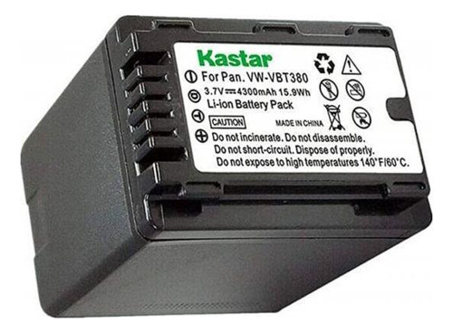 Bateria De Alta Capacidade Para Panasonic Kastar Vw-vbt380