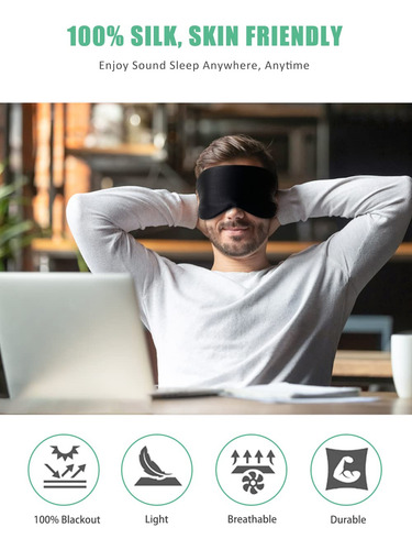 Silk Sleep Mask Beevines Mulberry Silk 2 Pack For Women