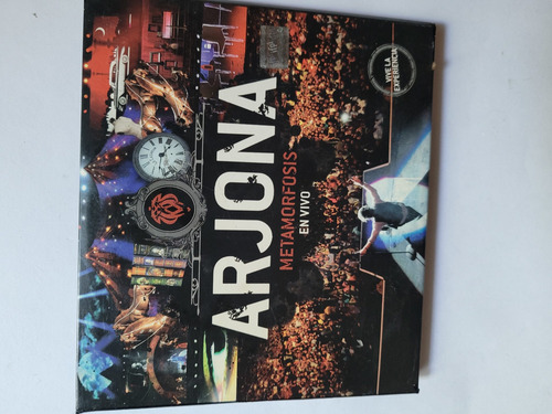 Cd,arjona,metamorfosis,en Vivo,2cd+1dvd (Usado)