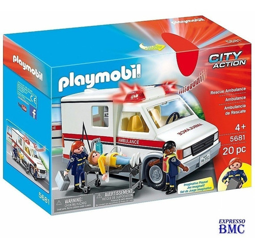 Playmobil City Action Ambulância De Resgate 5681