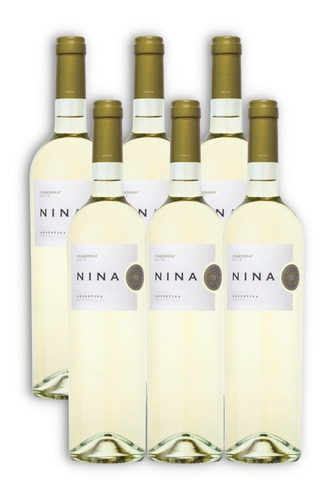 Nina Gold Vino Chardonnay Caja X6u 750ml Valle De Aminga