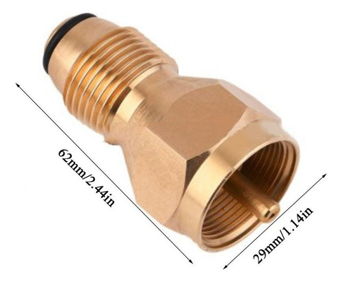 Adaptador De Recarga De Propano Lp Gas 1 Lb Cilindro Acoplad