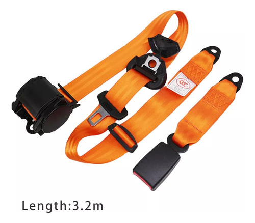 Cinturón De Seguridad Universal Completo De 3 Puntos