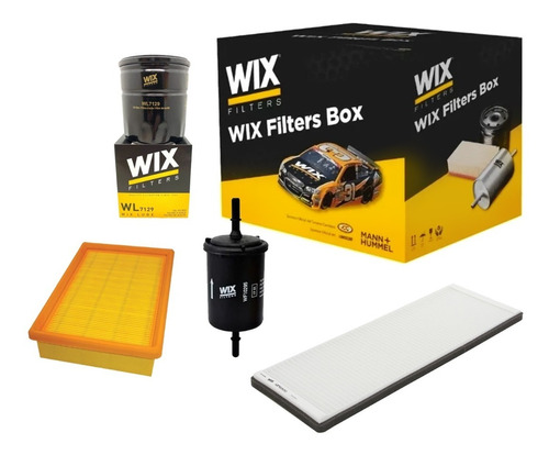 Kit X 4 Filtros Wix Chevrolet Celta Ls Lt 1.4 Fun 1.0 1.4