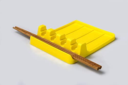 Apoyador De Cuchara De Silicona - Soporte Grande Para Utensi