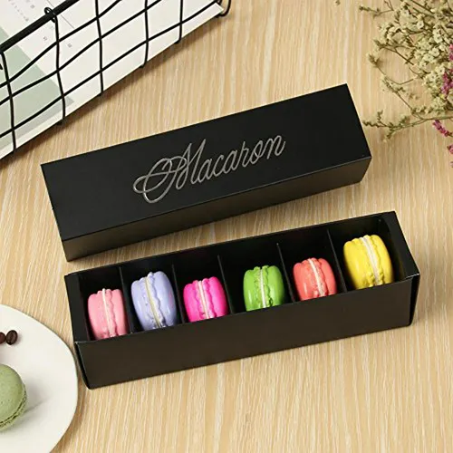 Caja Para Macarons, Contenedor De Chocolate, Portagalletas -